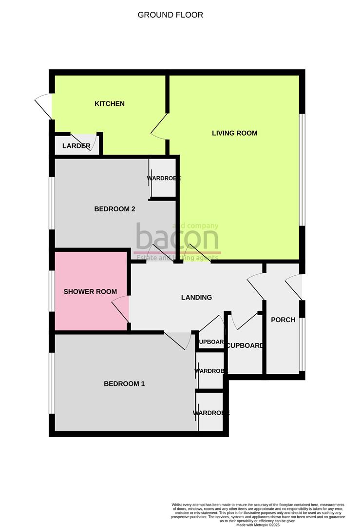 Floor Plan | Flat - Purpose Built | Chatsmore Crescent, Goring-By-Sea, Worthing | For Sale